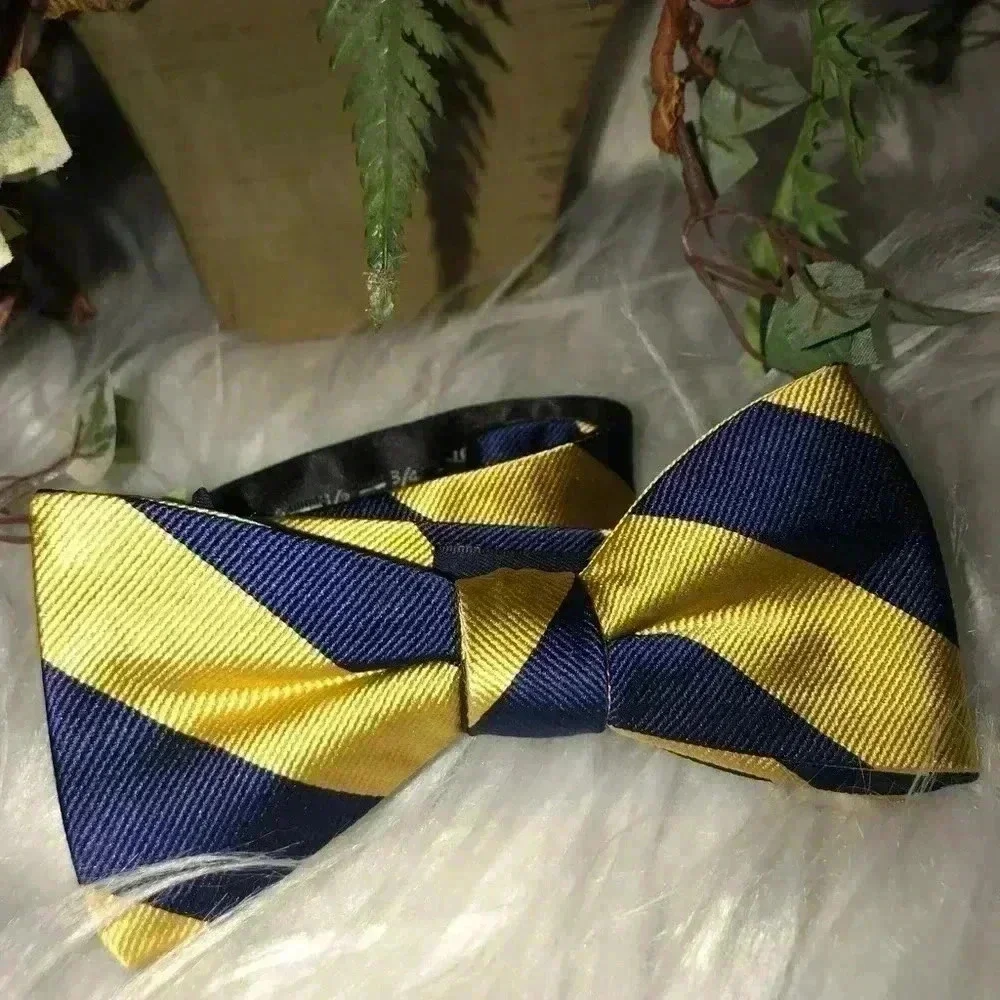 SADDLEBRED BOWTIE BLUE/GOLD